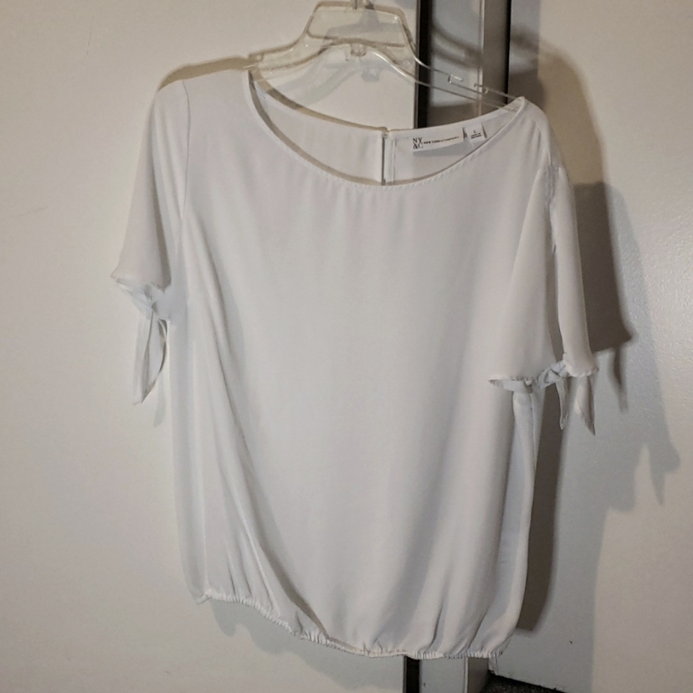 White NY&C top, size L